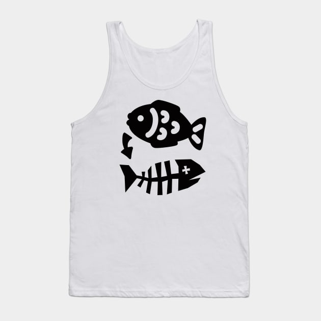 Cute Fish, Dead Fish Tank Top by PsychicCat